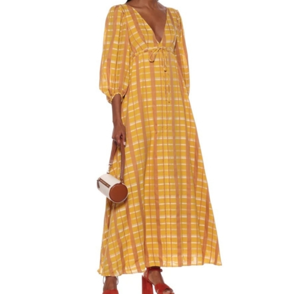 STAUD Amaretti Maxi Dress Size Large - New $345